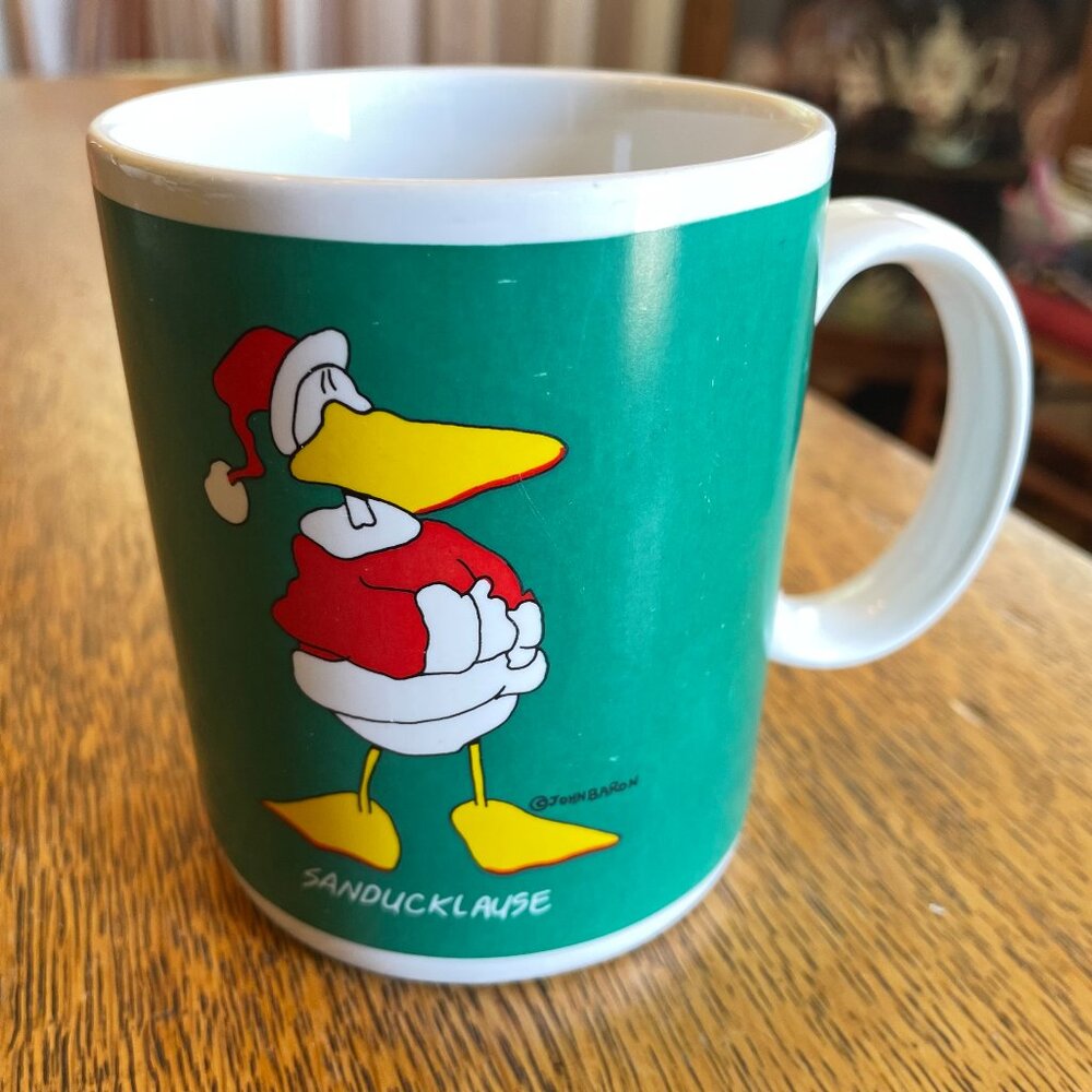 Duck Tales Sanducklause Coffee Cup Mug 1986